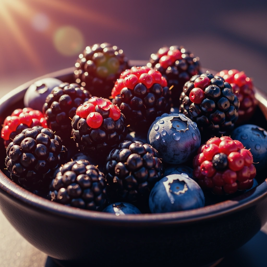 Dunkle Beeren
